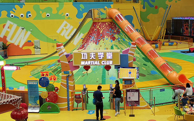 360° Kids Volcano Slides Indoor Play Area by Cheer Amusement